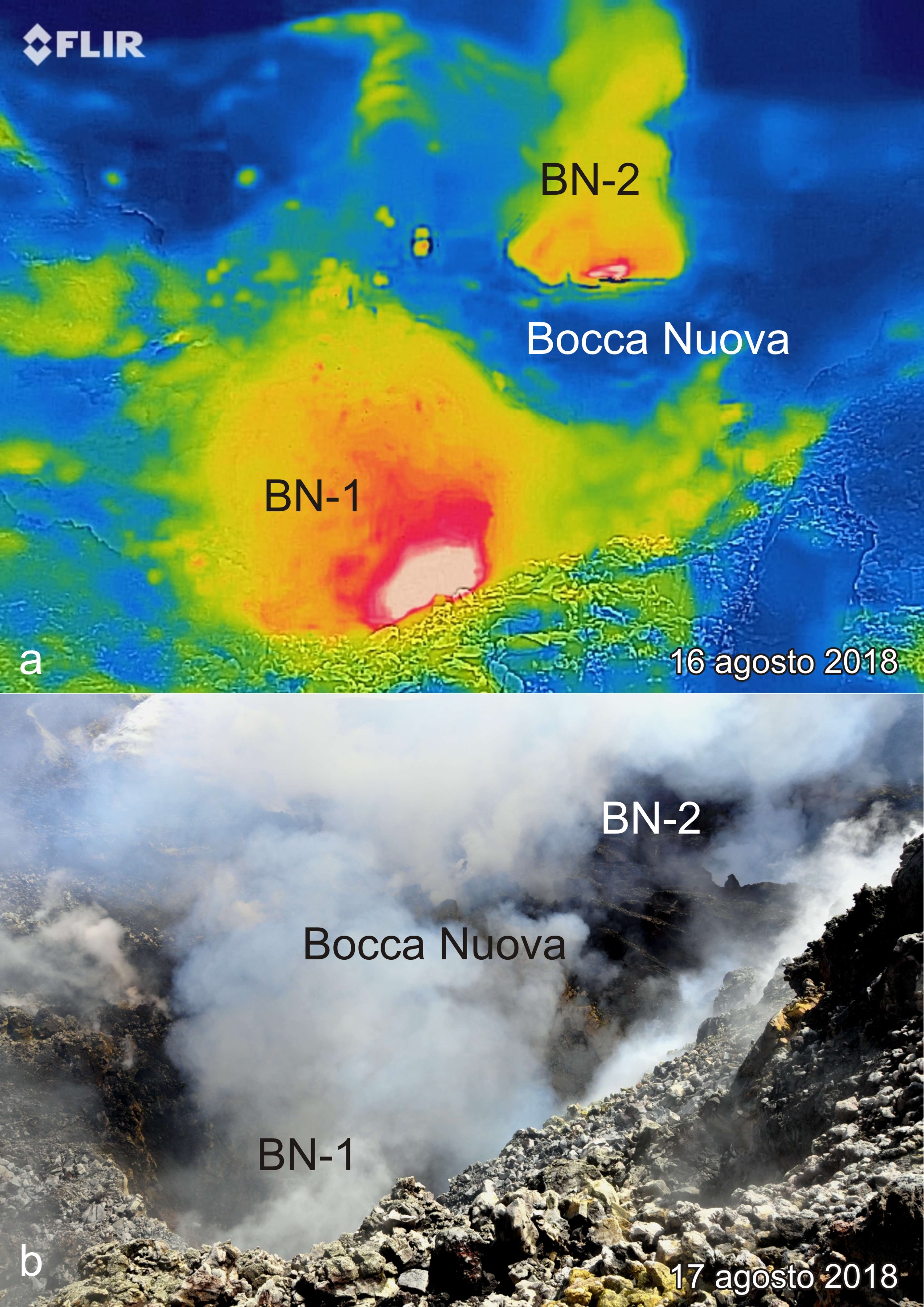 Bocca Nuova (Etna) agosto 2018
