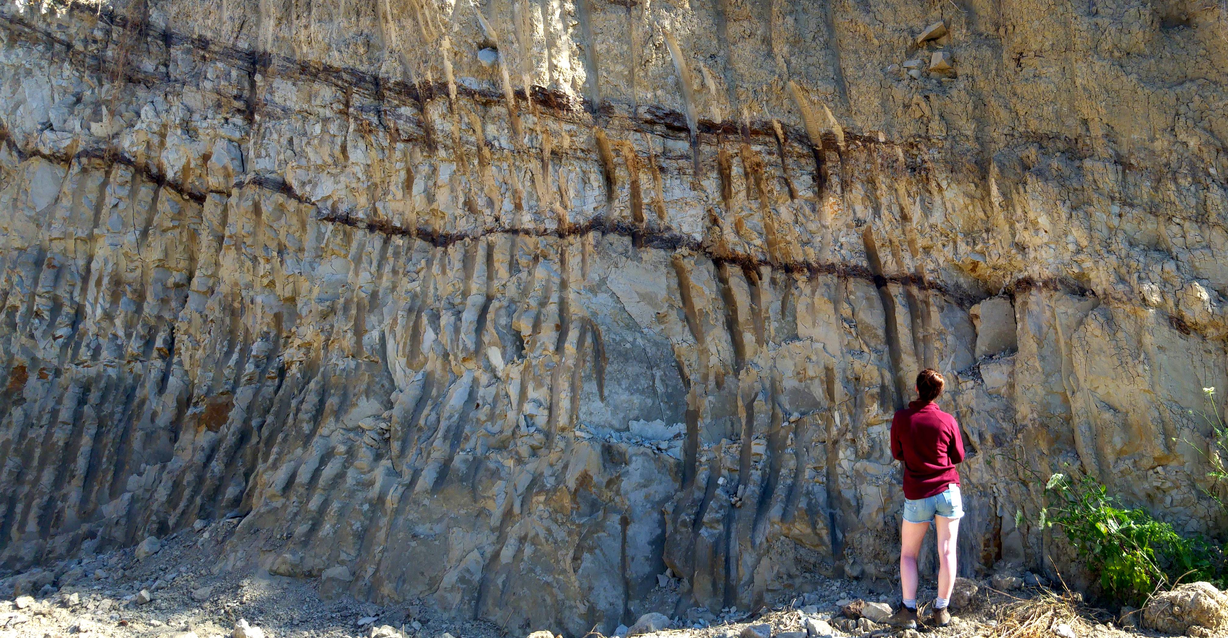 2 - tesi studentessa inglese in cava argille infrapleistocenica base Etna