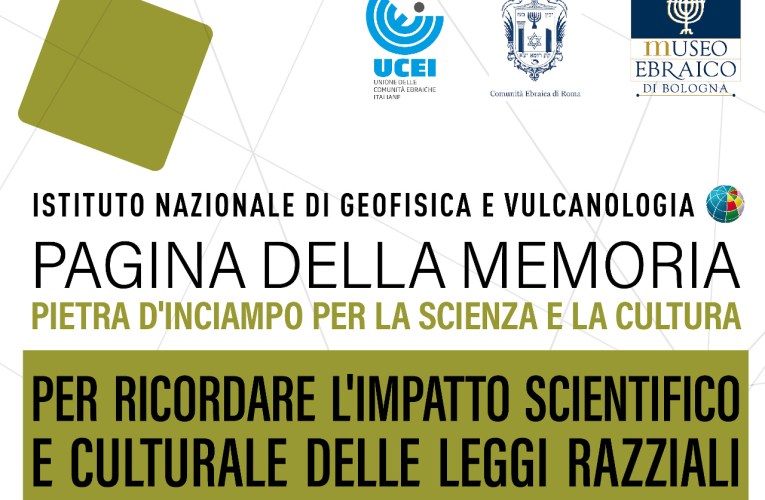 Una Pagina INGV della Memoria come una pietra d’inciampo per la scienza e la cultura