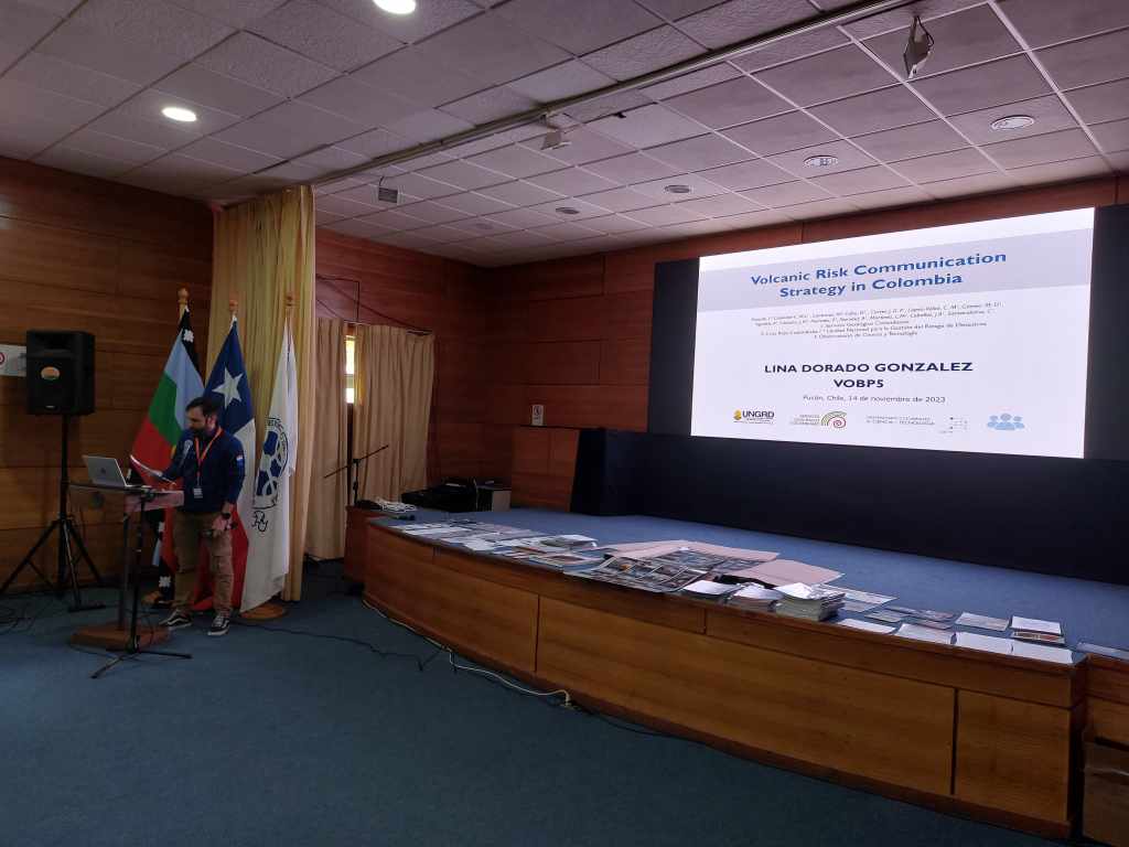 Figura 3 - Una delle presentazioni frontali tenute durante il workshop VOBP 2023 di Pucon, Cile.