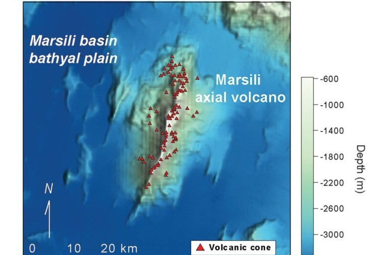 Nuovi studi sul Marsili, il più grande vulcano del Mediterraneo