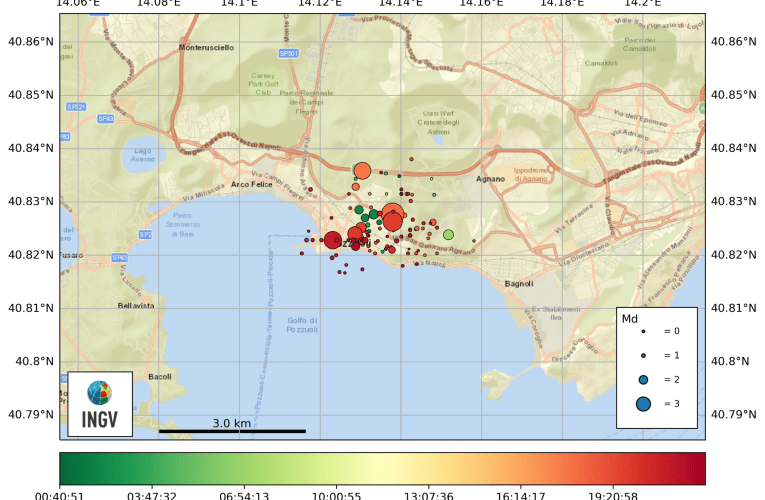 CAMPI FLEGREI | Sciame sismico del 20 maggio 2024