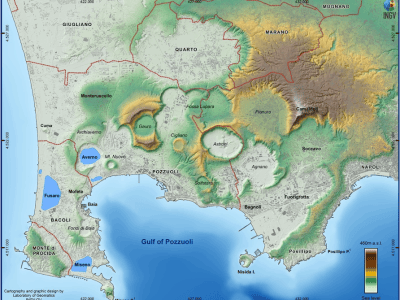 morfologia dell'area dei Campi Flegrei