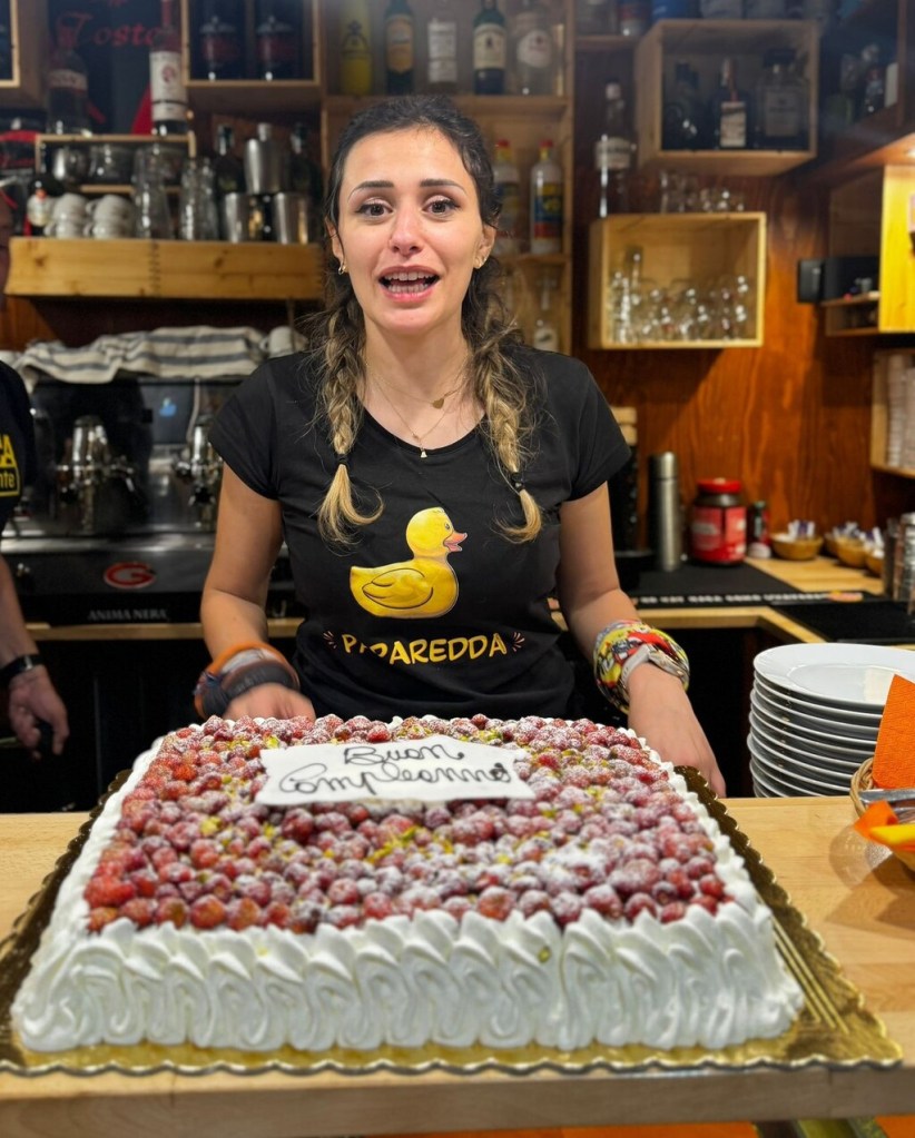 Figura 10 - Il compleanno al Rifugio Citelli di una partecipante
