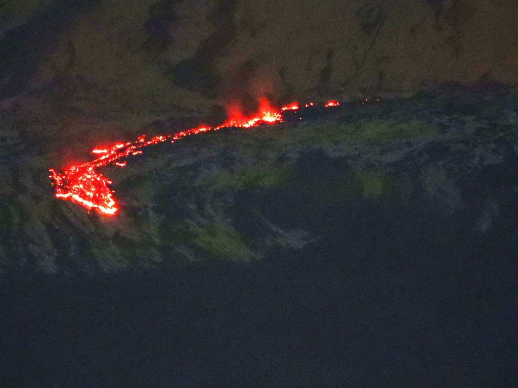 Figura 3 - Immagine della colata lavica (Foto B. Behncke).